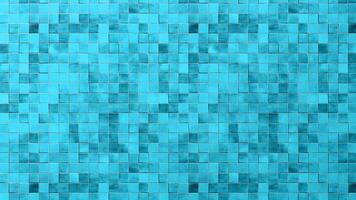 Blue Mosaic Tile Background Surface 3d Render photo