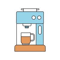 Coffee Machine on a Counter vector