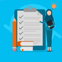 How to write a good essay vector