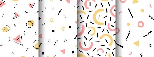 Abstract geometric pattern vector