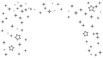 Sparkling constellations on a white background for your designs and projects vector
