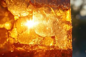 Abstract Depiction of Sunlight Shining Through a Gigapixel Image for Creative Use photo