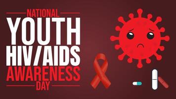 Youth and HIV Knowledge is Power, Prevention is Key vector