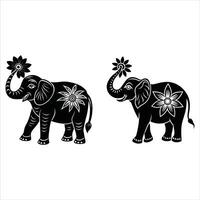 Elephant of the Jungle vector