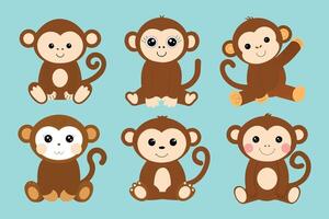 Cheeky Monkey in Action vector