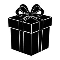 Red gift box with ribbon and bow isolated on white background perfect for Christmas, birthday, or holiday celebrations vector