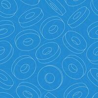 Seamless engineering pattern with high-precision metal cutting tools tool holders and replaceable inserts vector