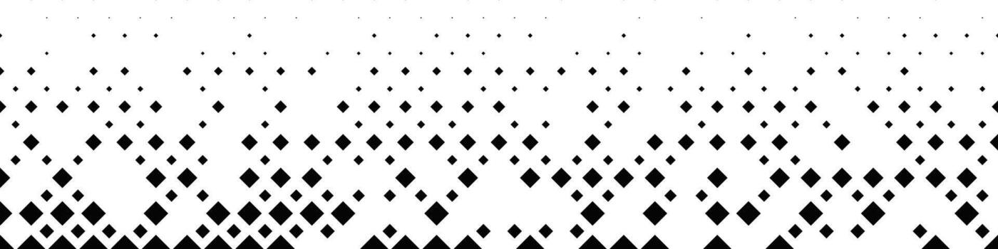 monocromo geométrico amplio cuadrado modelo encabezamiento antecedentes - resumen ilustración vector