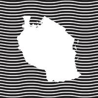 Tanzania Map Icon symbol element vector