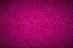 Bright abstract mosaic pattern, brick texture, pink background with squares vector