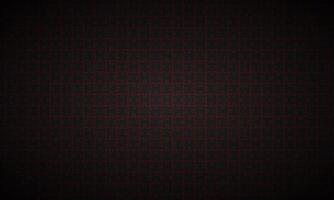 Abstract puzzle widescreen background, black puzzle pieces with red borders, illustration vector