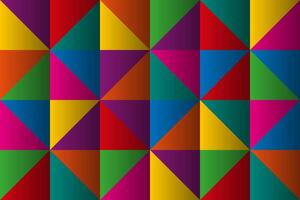 triangles with color gradient, anstract colorful geometric triangular background vector