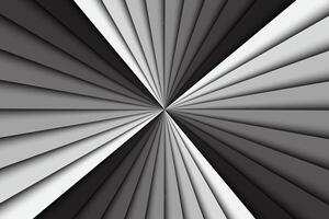 Black and grey abstract background. Different shades of grey helical lines. Bright pattern. Simple illustration vector