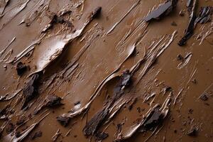 A Rich and Delightful Chocolate Background Perfect for Artistic Designs photo