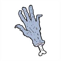 A hand with a bone in it on a white background video