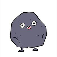 A cartoon rock with eyes and a smile video
