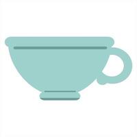 A cup with a handle on a white background video