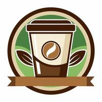 Coffee cup icon vector