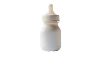 Feeding bottle for infants showcasing simplicity and practicality with a clean design png