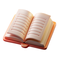 beautiful artistic Open Book with Foreign Script Transparent Background high quality png