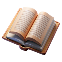vibrant creative Open Book with Foreign Script Transparent Background exclusive png