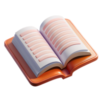 vibrant rustic Open Book with Translated Text Isolated Element exclusive png