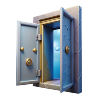 extraordinary modern Open Door to Alternate Dimension Isolated professional png