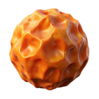 serene abstract Orange Magma Texture Transparent Background authentic png