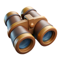 impressive minimalist Pair of Binoculars Angled View Cutout high resolution png