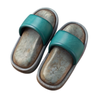 impressive modern Pair of Slippers Top View Isolated Element high resolution png