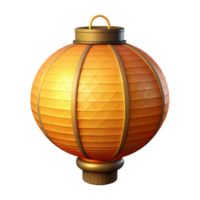 wonderful abstract Paper Lantern Isolated with Warm Glow Transparent Background png