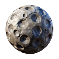 stunning contemporary Perspective View of Terraformed Moon Cutout Transparent Background exclusive png