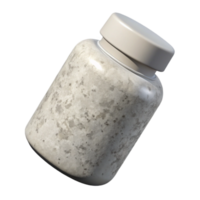 elegant rustic Pill Bottle White Label Isolated Element high resolution png