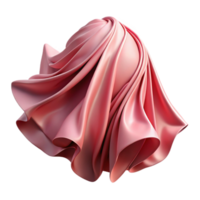 impressive abstract Pink Chiffon Fabric Flowing Drape Isolated authentic png