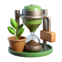 stunning abstract Plant Nutrient Solution Mixing System Close Up Transparent Background exclusive png