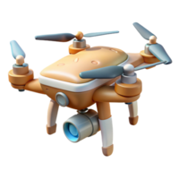 serene rustic Precision Agriculture Drone Illustration Side View Transparent Background png