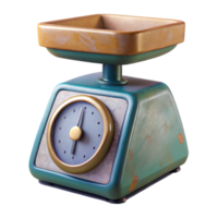 beautiful rustic Precision Scale with Digital Readout Isolated authentic png