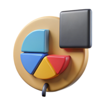 impressive rustic Presentation Chart Cutout Pie Chart professional png