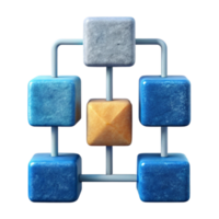 serene traditional Quantum Data Processing Flowchart Isolated Element high resolution png