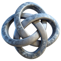 vibrant rustic Quantum Entanglement Symbol Transparent Background detailed png