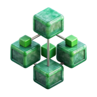 stunning classic Quantum Network Architecture Diagram Green Structure Transparent Background exclusive png