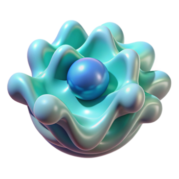 sereno rustico quantistico particella trasparente sfondo con onda funzione alto risoluzione png