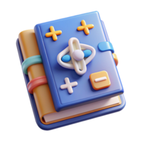 elegant creative Quantum Physics Textbook Icon Cutout with Formulas and Equations original png