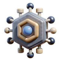 stunning traditional Quantum Sensor Network Icon with Multiple Sensors exclusive png