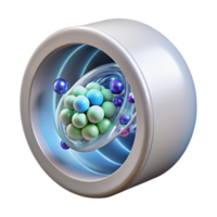 magnificent artistic Quantum Tunneling Particle Escaping Barrier Transparent png