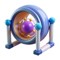 beautiful abstract Quantum Tunneling Particle Passing Through Barrier Transparent premium png