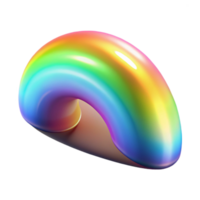 wonderful abstract Rainbow Holographic Gradient Isolated high resolution png