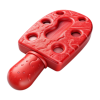 extraordinary minimalist Red 3d Printed Tool Transparent Background authentic png