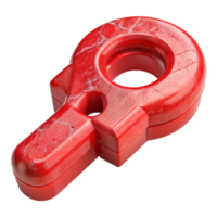 serene rustic Red 3d Printed Tool Transparent Background professional png