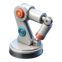 dramatic rustic Remote Surgery Robot Arm Side View Transparent Background high resolution png